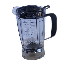 NutriBullet Blender Pitcher Replacement 64oz Clear With Lid and Blade NBC-12A